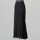 Women's Simply Vera Vera Wang Simply Separates Asymmetrical Midi Skirt, Size: Xl, Black