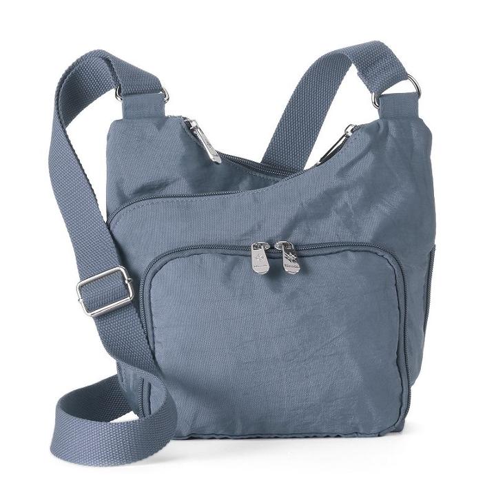 Mondo Overlap Crossbody Bag, Women's, Blue