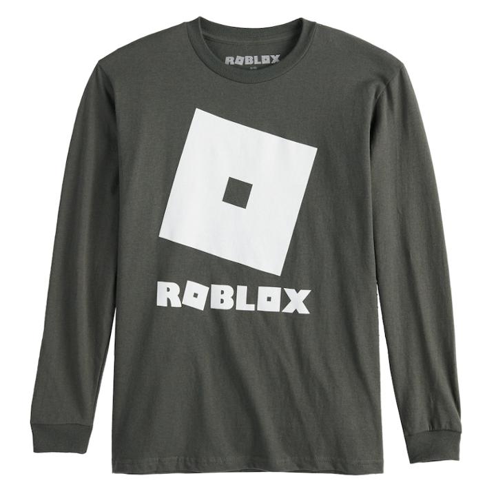 Boys 8-20 Roblox Logo Tee, Size: Small, Grey