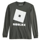 Boys 8-20 Roblox Logo Tee, Size: Small, Grey