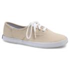 Keds Champion Women's Oxford Shoes, Size: 7.5 Wide, Beig/green (beig/khaki)