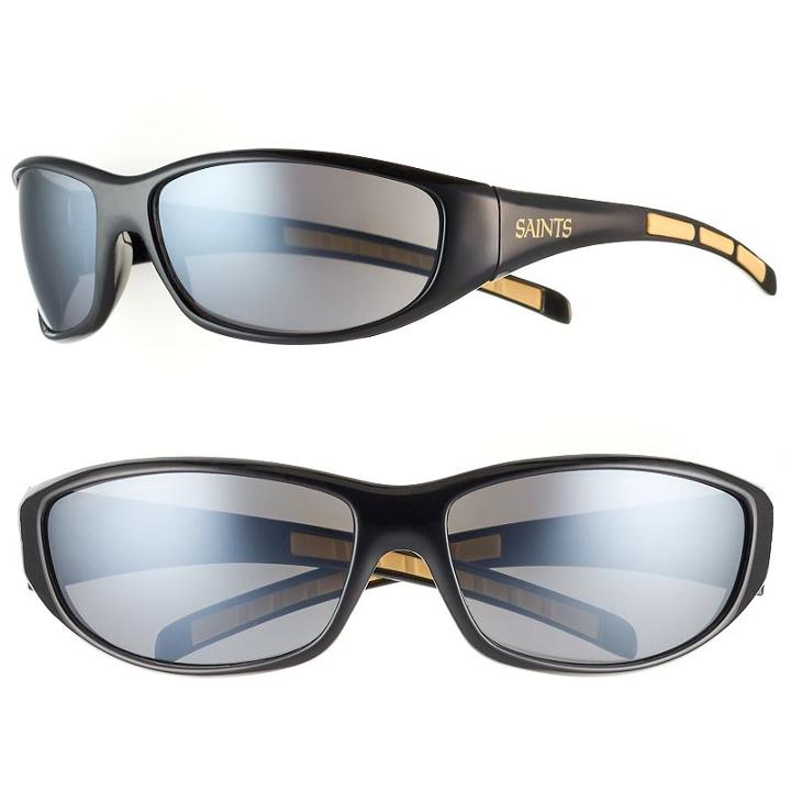 Adult New Orleans Saints Wrap Sunglasses, Multicolor