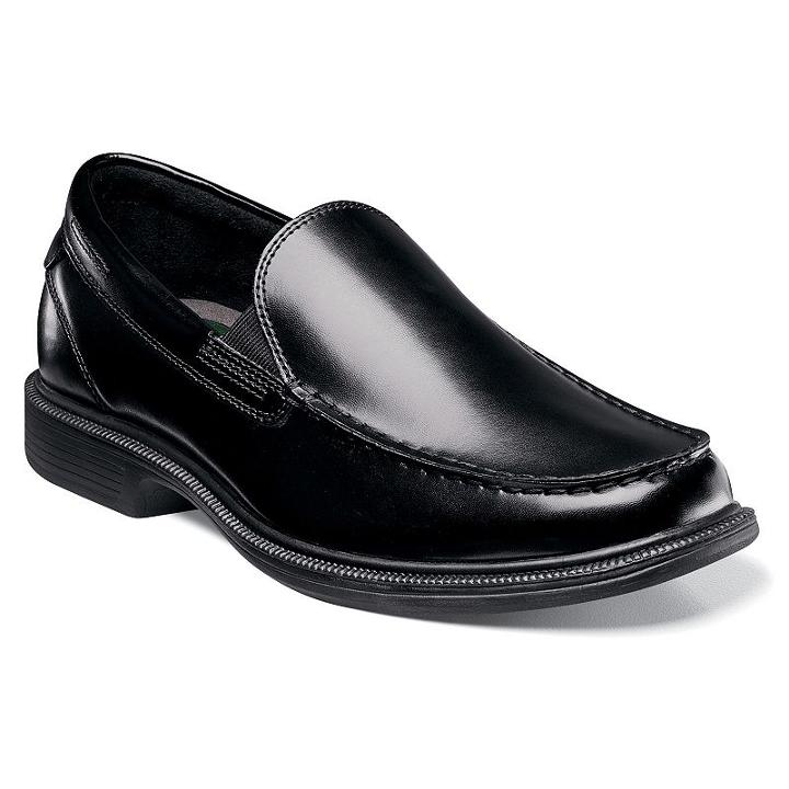 Nunn Bush Beacon Street Men's Dress Loafers, Size: 9.5 Wide, Black