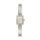 Armitron Women's Two Tone Half-bangle Watch - 75/5322svtt, Size: Small, Multicolor