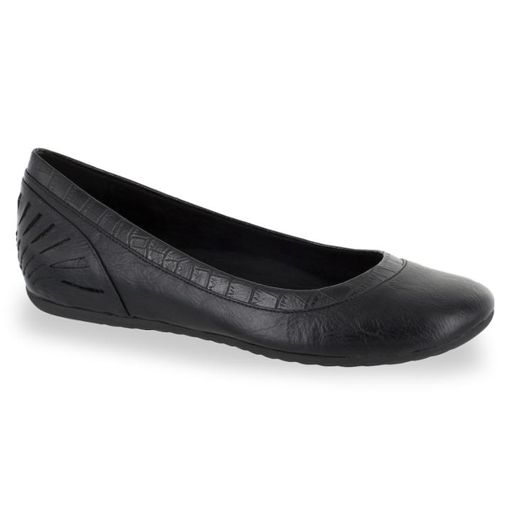 Easy Street Crista Women's Ballet Flats, Size: 6, Grey (charcoal)