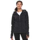 Women's Tek Gear&reg; Micro Fleece Zip-up Jacket, Size: Xl, Black