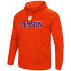 Men's Campus Heritage Clemson Tigers Sleet Pullover Hoodie, Size: Small, Drk Orange