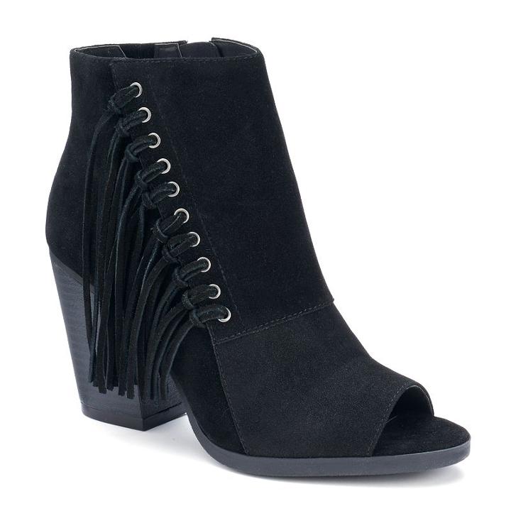 Sugar Lily Women's High Heel Ankle Boots, Size: Medium (5), Black