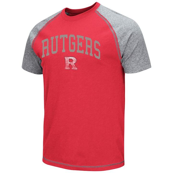Men's Campus Heritage Rutgers Scarlet Knights Raglan Tee, Size: Xl, Red Other