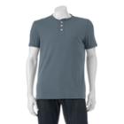 Men's Sonoma Goods For Life&trade; Everyday Henley, Size: Medium, Med Blue