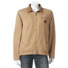 Men's Field & Stream Sherpa-lined Twill Field Jacket, Size: Large, Dark Beige