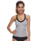 Women's Nike V-neck Tankini Top, Size: Medium, Black