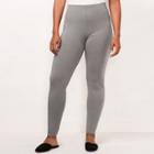 Plus Size Lc Lauren Conrad Leggings, Women's, Size: 3xl, Med Grey