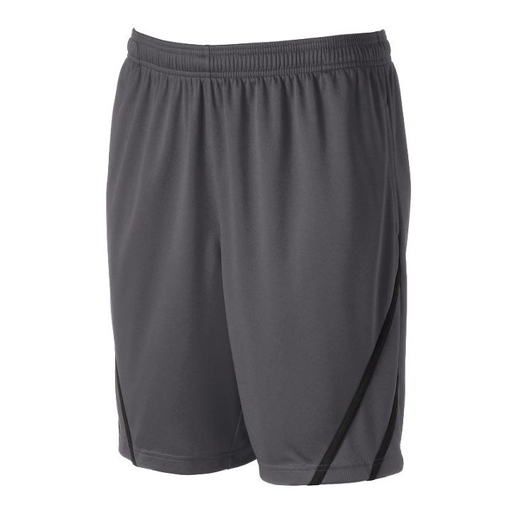 Big & Tall Tek Gear&reg; Dry Tek Slasher Shorts, Men's, Size: 4xb, Silver