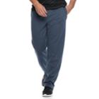 Big & Tall Tek Gear&reg; Ultra Soft Fleece Open-bottom Pants, Men's, Size: Xl Tall, Dark Blue