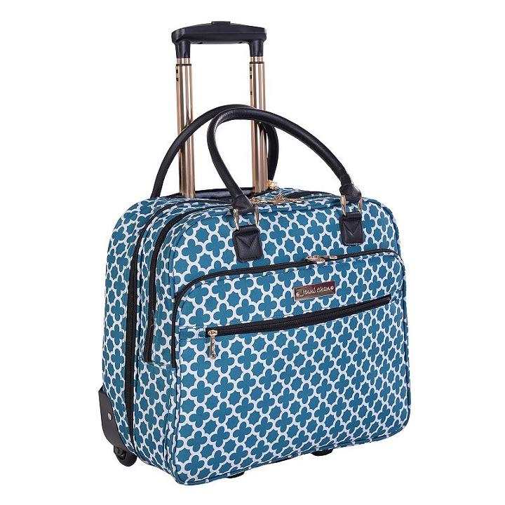 Jenni Chan Aria Broadway Rolling Tote, Adult Unisex, Size: Wheel Tote, Green