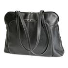 Royce Leather Vaquetta Laptop Case, Women's, Black