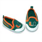 Miami Hurricanes Crib Shoes - Baby, Infant Unisex, Size: 3-6 Months, Green