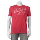 Men's Sonoma Goods For Life&trade; Budweiser Tee, Size: Large, Med Pink