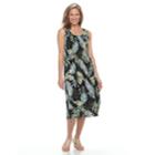 Women's Croft & Barrow&reg; Smocked Tank Dress, Size: Large, Oxford