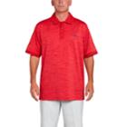 Men's Pebble Beach Classic-fit Heathered Performance Golf Polo, Size: Medium, Brt Pink