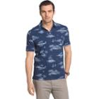 Big & Tall Van Heusen Classic-fit Leaf Polo, Men's, Size: 2xb, Blue (navy)