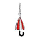 Laura Ashley Great Britain Collection Sterling Silver Umbrella Charm, Women's, Grey