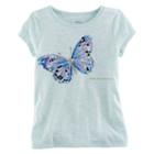Girls 4-12 Sonoma Goods For Life&trade; Short-sleeved Embellished Graphic Tee, Girl's, Size: 12, Turquoise/blue (turq/aqua)