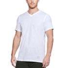 Men's Under Armour Sportstyle Core V-neck Tee, Size: Medium, White