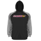Big & Tall Chicago Blackhawks Raglan Hoodie, Men's, Size: M Tall, Black