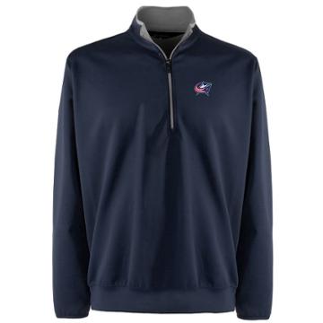 Men's Columbus Blue Jackets 1/4-zip Leader Pullover, Size: Large