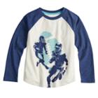 Boys 4-12 Sonoma Goods For Life&trade; Raglan Graphic Tee, Size: 10, White