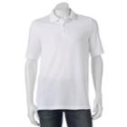 Men's Croft & Barrow&reg; Pique Performance Polo, Size: Medium, White