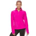 Women's Tek Gear&reg; 1/4 Zip Microstretch Top, Size: Xs, Dark Pink