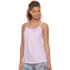 Women's Tek Gear&reg; Performance Built-in Bra Strappy Tank, Size: Small, Lt Purple