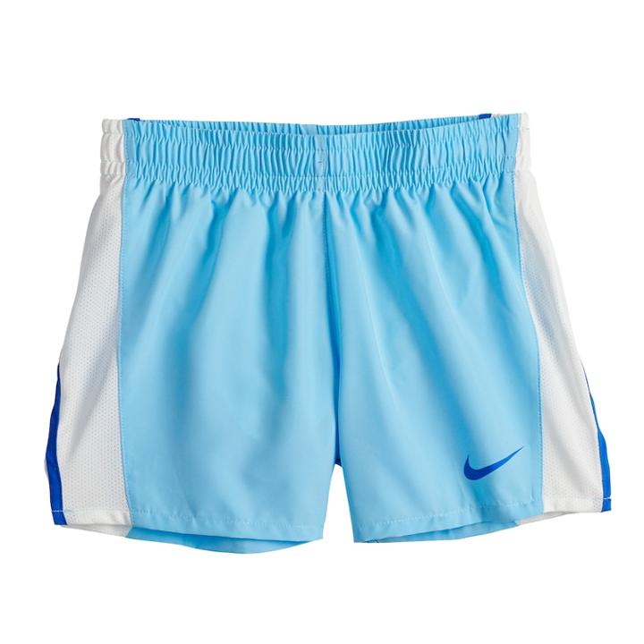 Girls 7-16 Nike Dri-fit Black Running Shorts, Size: Large, Blue