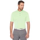 Men's Grand Slam Off Course Regular-fit Textured Pocket Golf Polo, Size: Small, Lt Green
