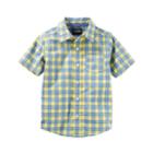 Boys 4-12 Oshkosh B'gosh&reg; Button-up Shirt, Size: 6, Yellow Plaid