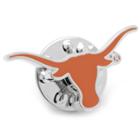 Texas Longhorns Silver-plated Lapel Pin, Men's, Orange