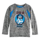 Boys 4-7x Star Wars: Episode Viii The Last Jedi Bb-8 Marled Long Sleeve Tee, Size: 4, Red Overfl
