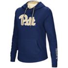 Women's Pitt Panthers Crossover Hoodie, Size: Large, Blue (navy)