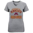 Girls 4-6x Minnesota Golden Gophers University Stack Tee, Girl's, Size: L (6x), Med Grey