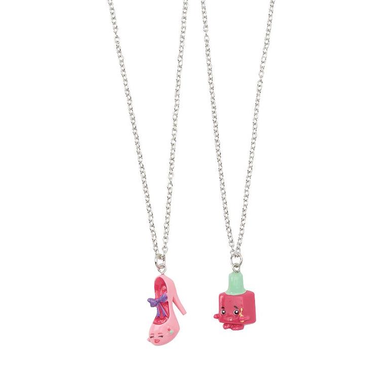 Girls Shopkins 2-pk. Polly Polish Necklace & Prommy Necklace Set, Girl's, Multicolor