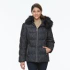 Women's Zeroxposur Powder Hooded Puffer Jacket, Size: Xl, Grey (charcoal)