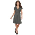 Women's Apt. 9&reg; A-line Wrap Dress, Size: Xl, Black