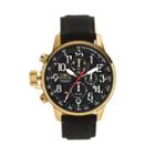 Invicta Men's I-force Leather Chronograph Watch, Black