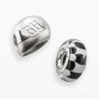 Insignia Collection Nascar Dale Earnhardt Jr. Sterling Silver 88 Helmet And Checkered Flag Bead Set, Women's, Grey