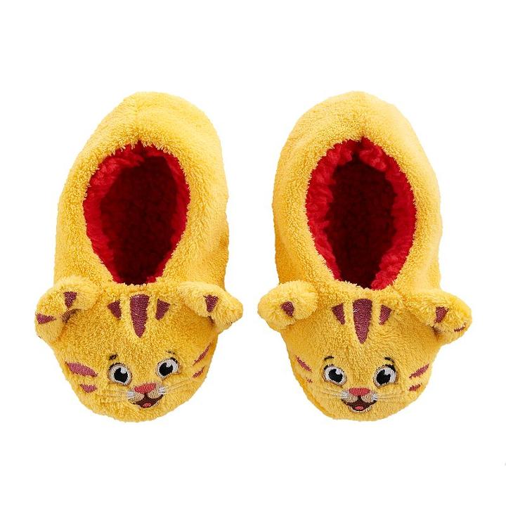 Toddler Boy Daniel Tiger Plush Fleece Slipper Socks, Size: 4t, Multicolor