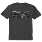 Big & Tall Newport Blue 60s Classic Cars Tee, Men's, Size: 3xb, Dark Grey