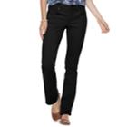 Women's Sonoma Goods For Life&trade; Midrise Sateen Bootcut Pants, Size: 14 Short, Black